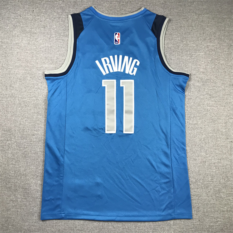 Men Dallas Mavericks #11 Irving Light Blue Nike 2025 NBA Jersey